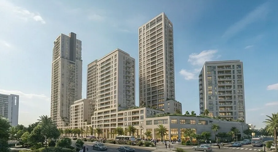 התחדשות עירונית מגדל העמק – הדמיית מגדלים